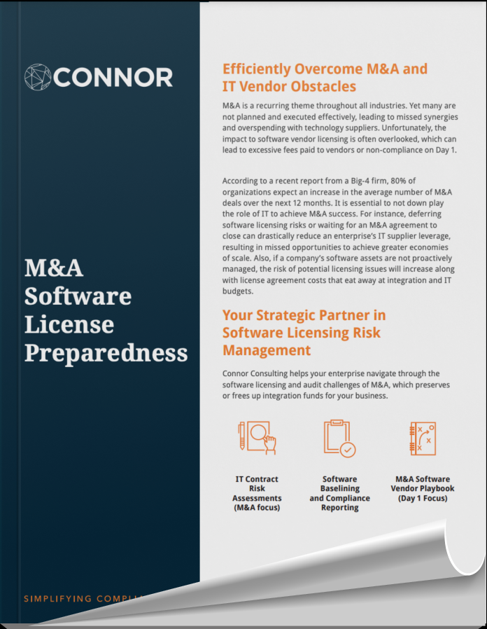 Partner with a trusted advisor to navigate the licensing landmines of M&A and opportunistic vendors